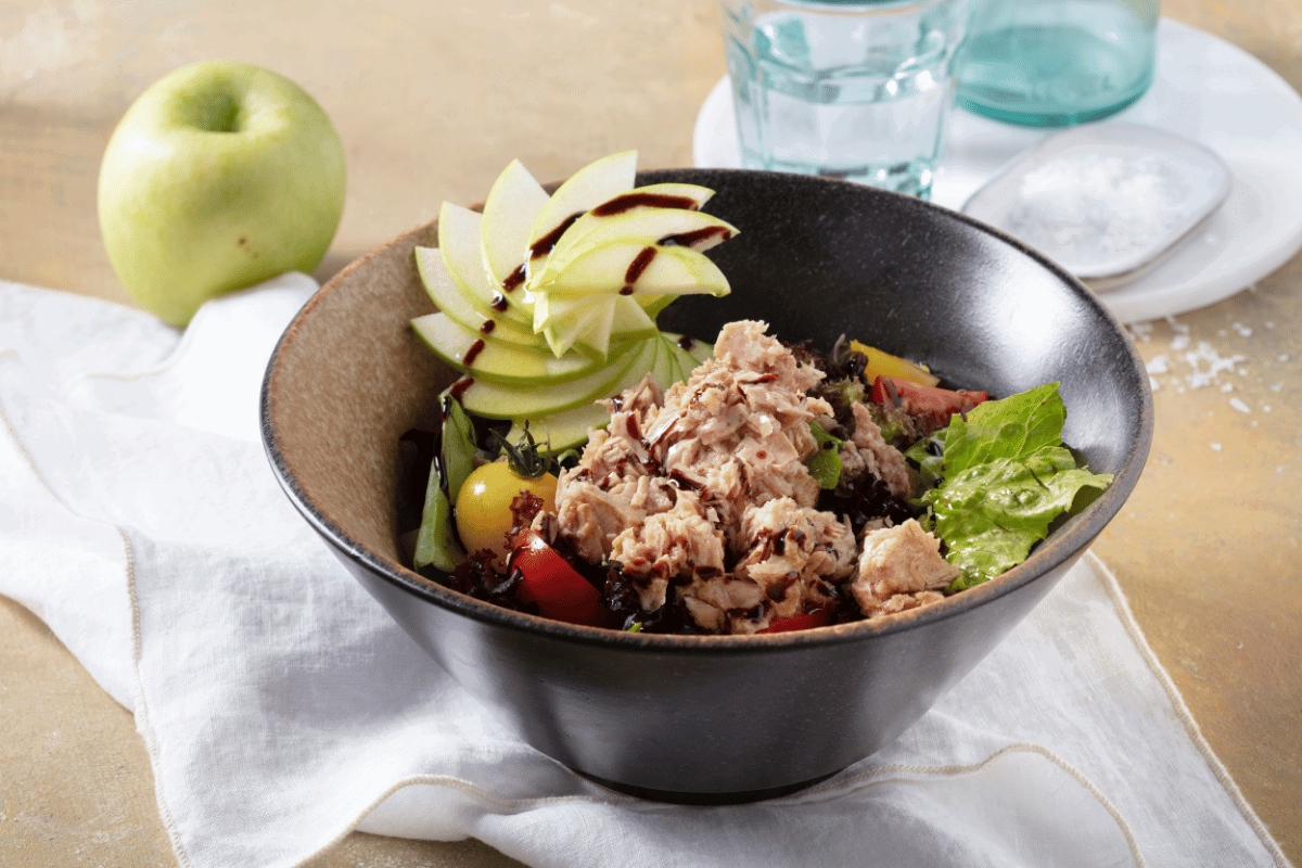 Yeşil Elmalı Ton Balıklı Salata