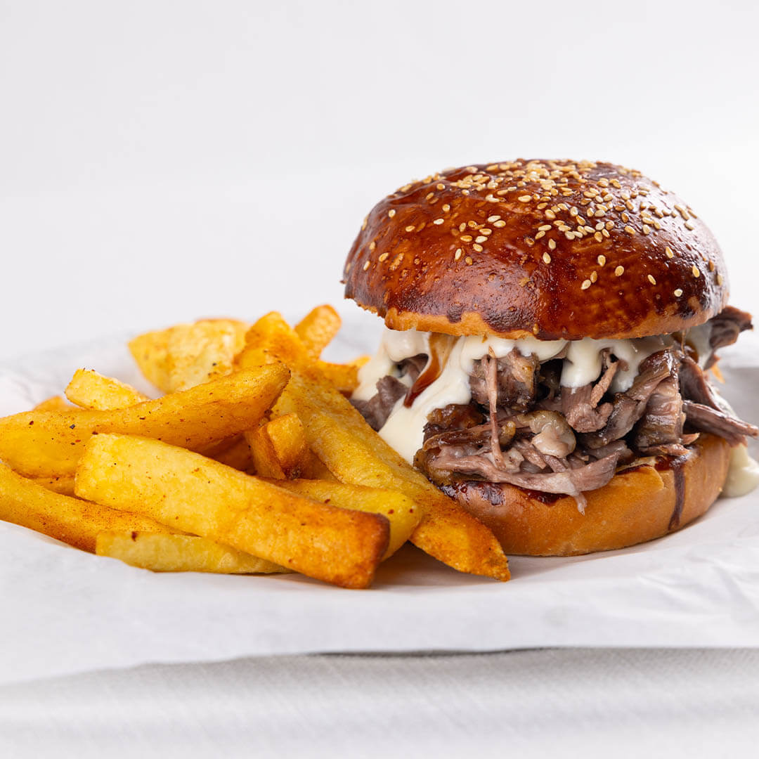 Divle Obruk Peynirli Dana Kaburga Burger