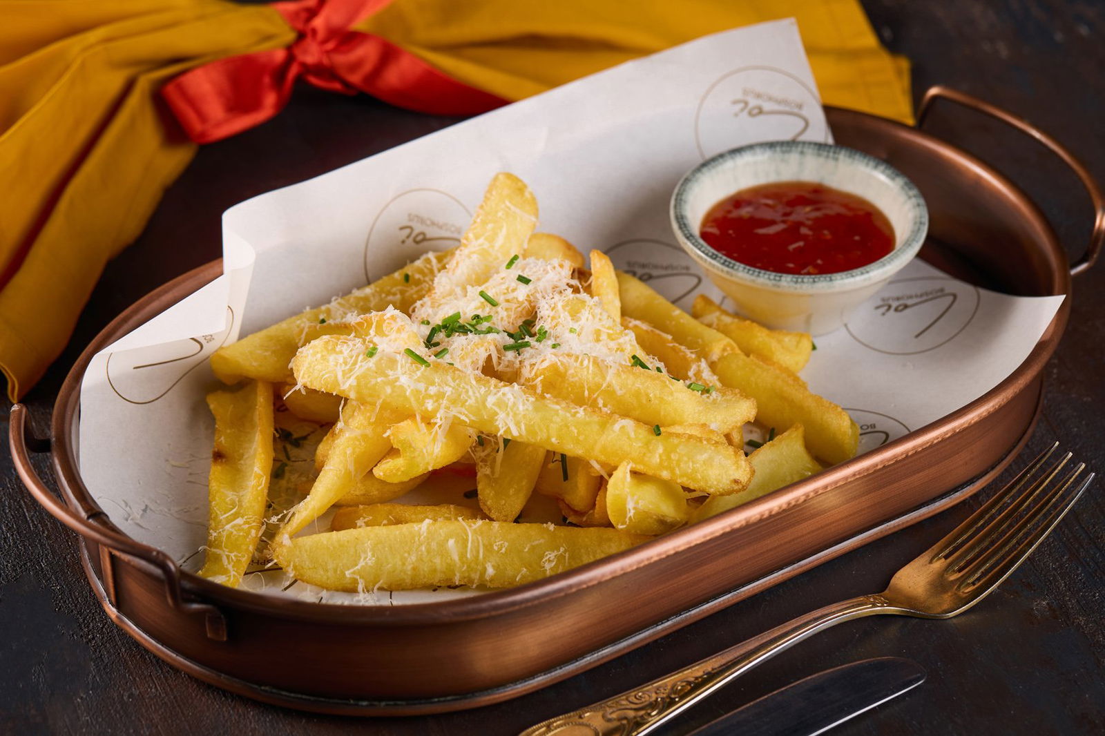 Trüflü Parmesanlı Patates Tava