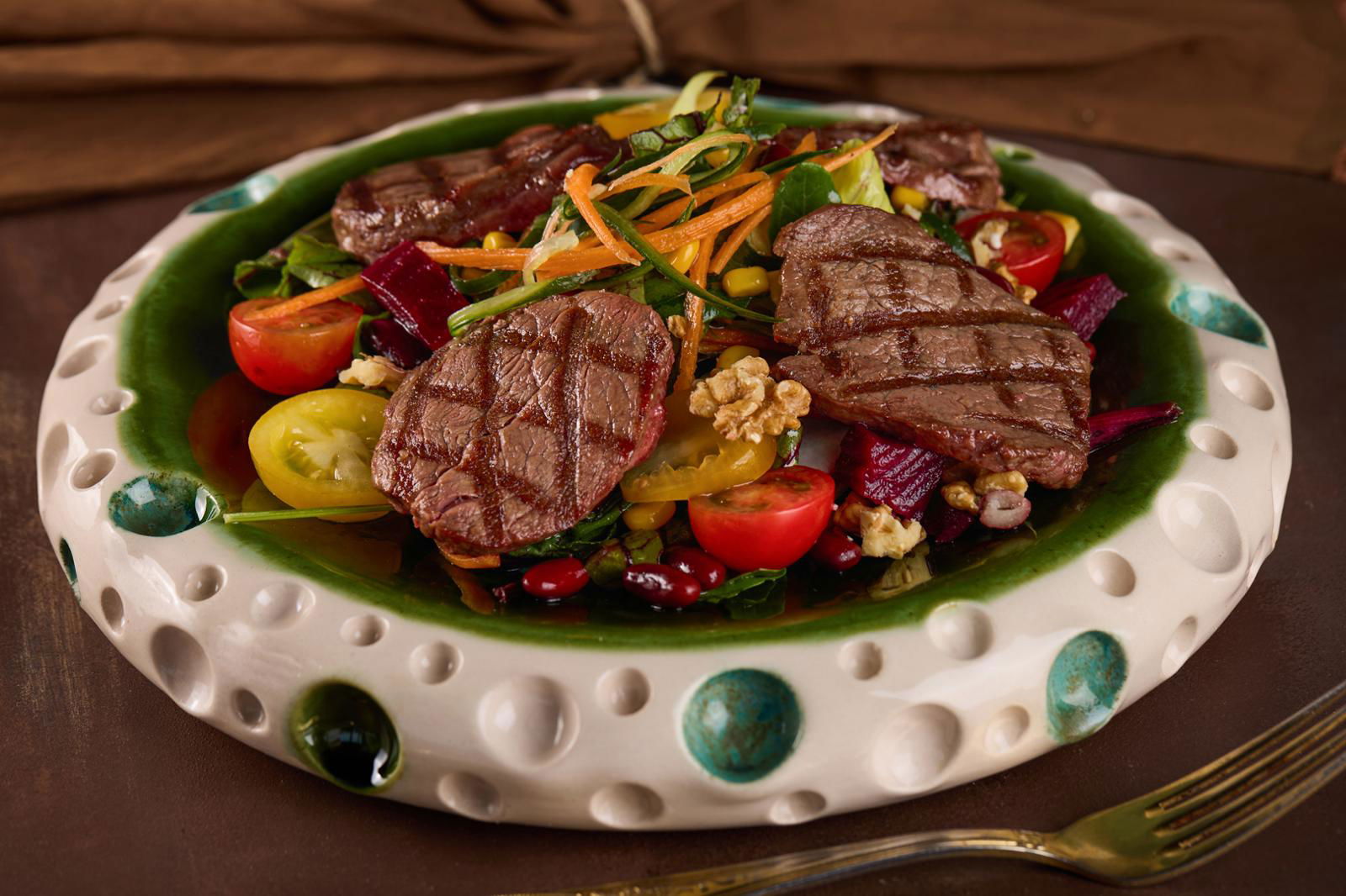 Izgara Bonfile Salatası