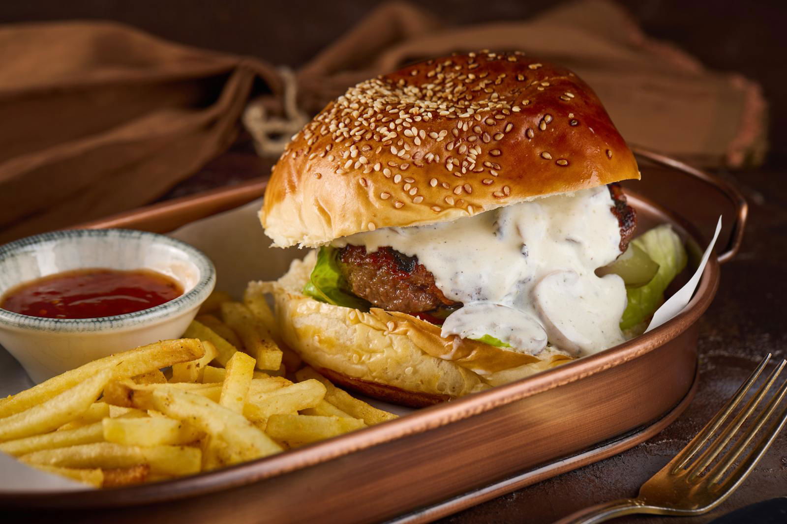 Mantarlı Trüf Burger
