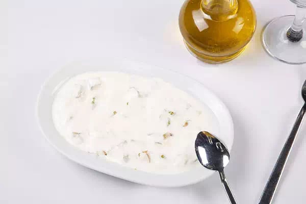 Fried Zucchini with Yogurt