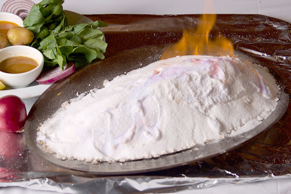 Baked Fish in Salt