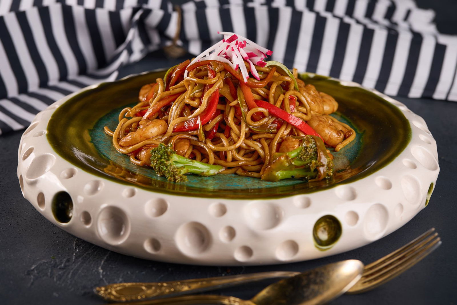 Karidesli Noodle