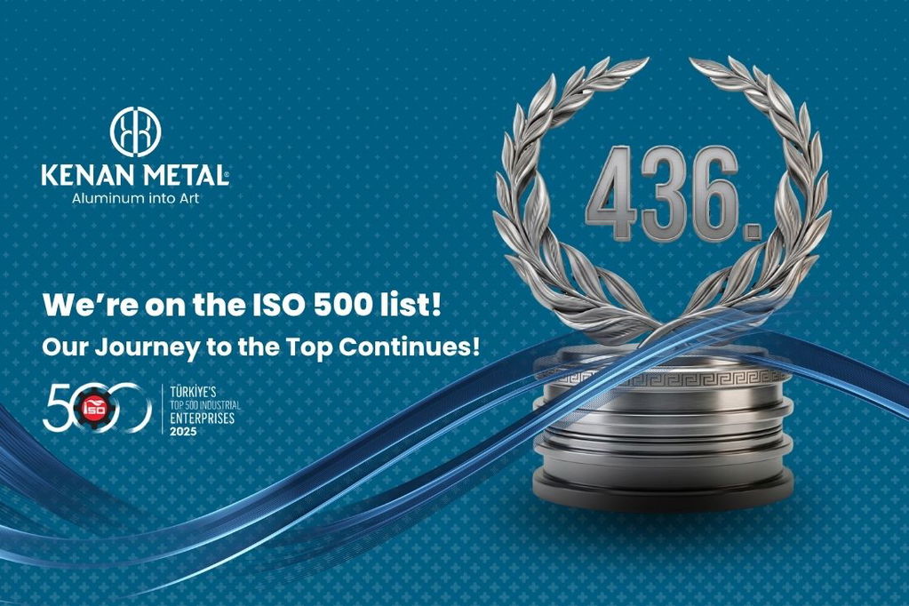 Kenan Metal Ranked 436th on the ISO 500 2025 List!