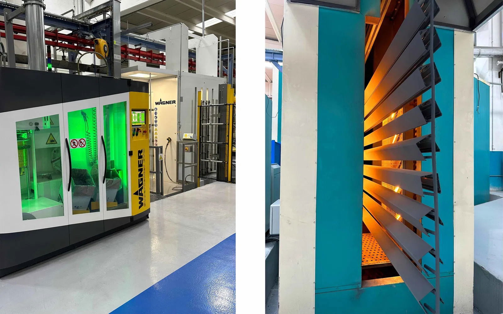 منشأة الطلاء بالمسحوق