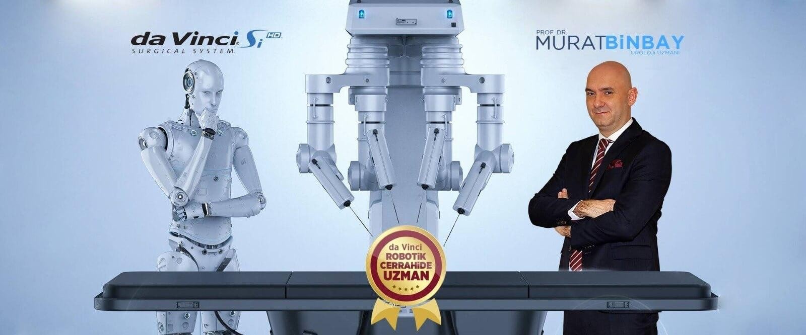 murat binbay b&ouml;brek kanseri robotik cerrahi