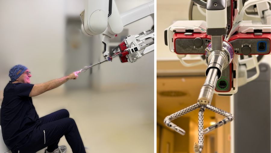 t&uuml;rkiye'de ilk tek kollu robotik ameliyat