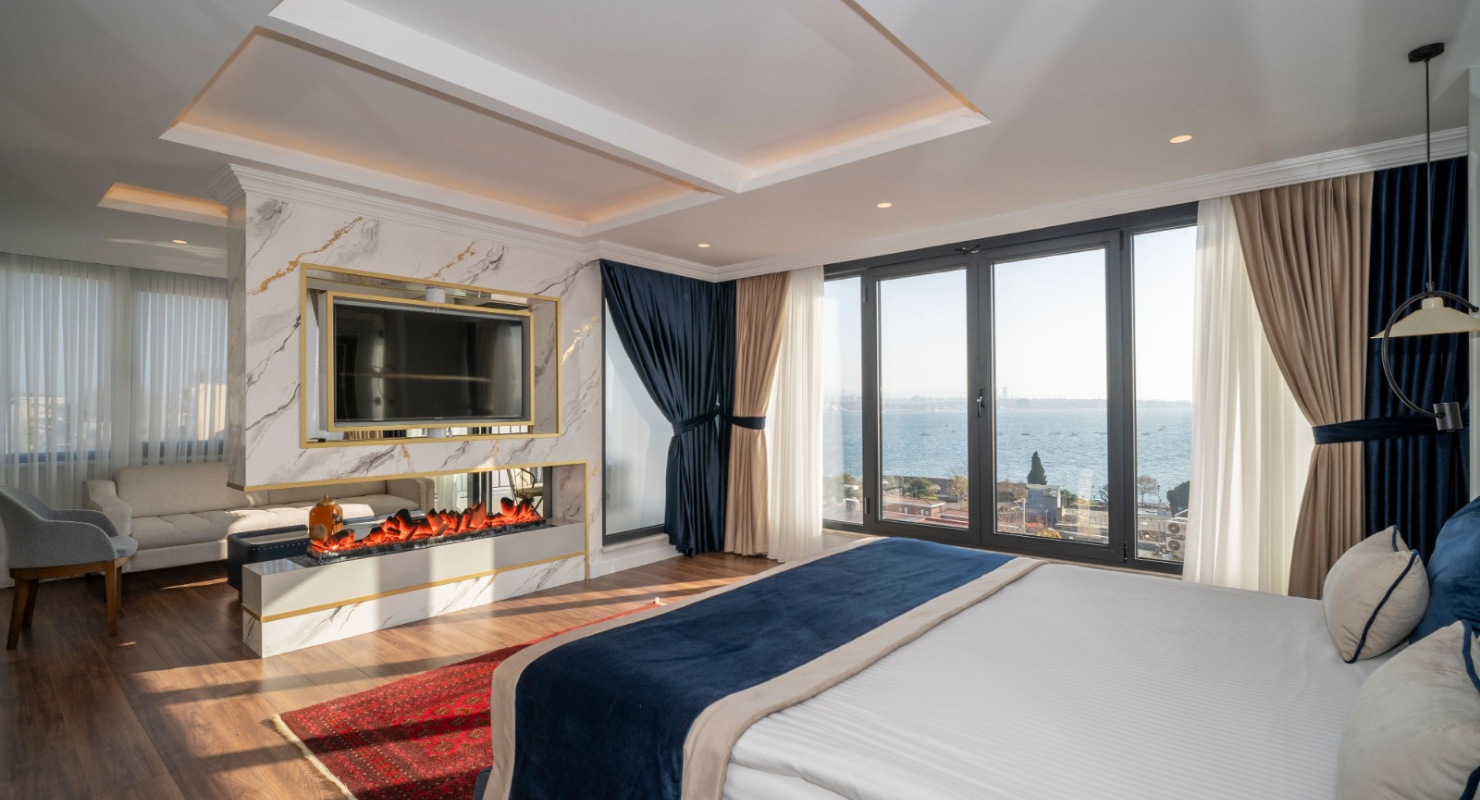 King Penthouse Suite Room wih Sea View