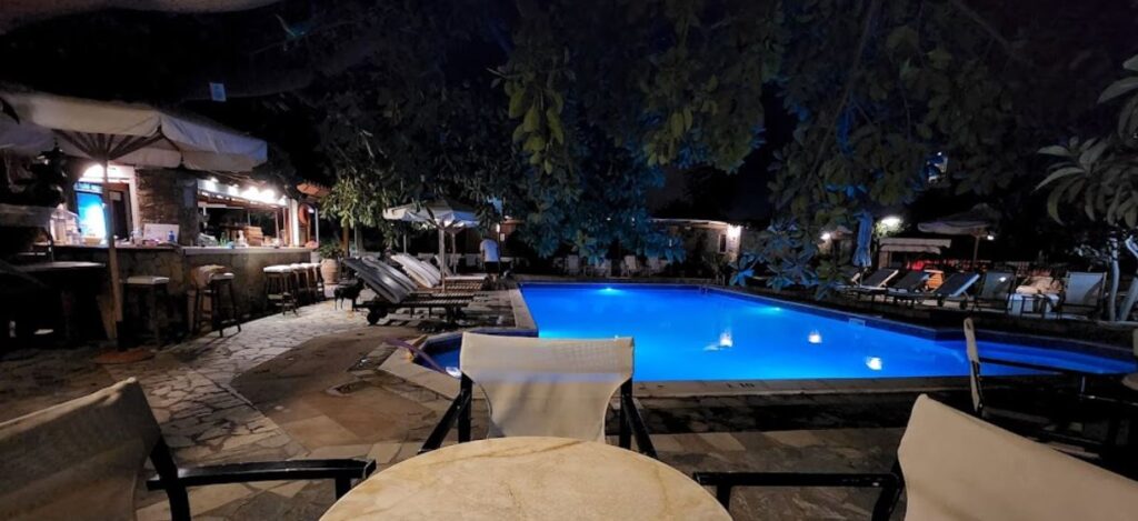 aegon hotel green yunan samos island