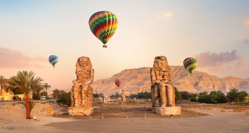 colossi memnon mısır egypt luksor luxor