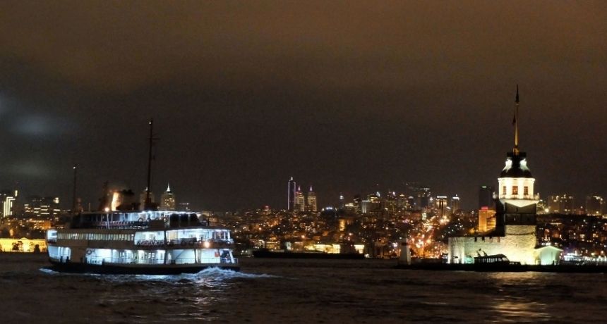 vapur gece bosphorus
