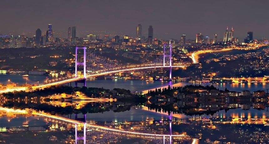 autumun istanbul bridge bosphorus