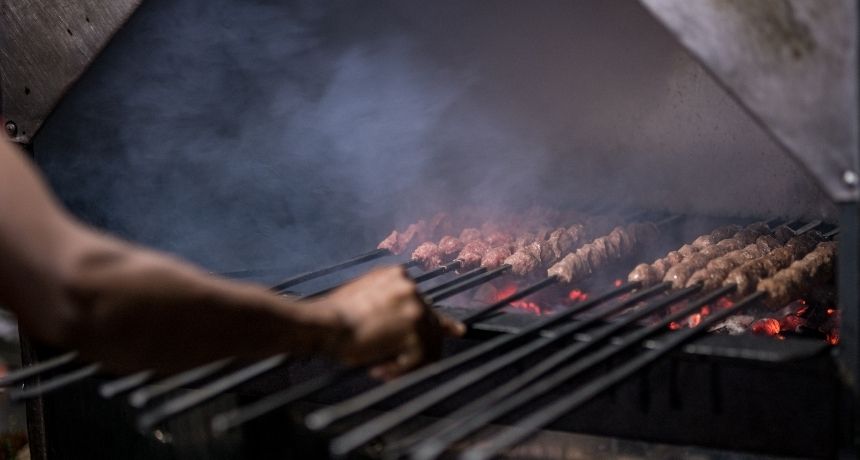kebap şiş kebap ocak