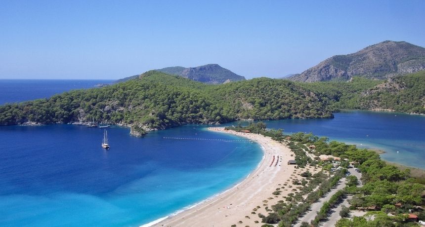 ölüdeniz fethiye plaj sahil beach dead sea