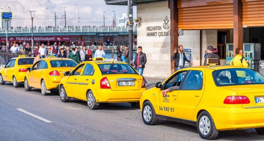 taksi istanbul taxi yellow