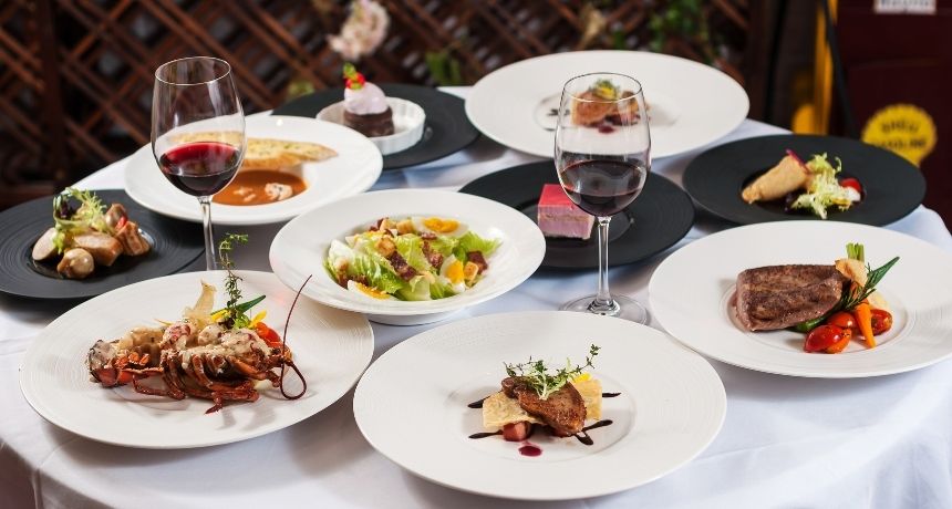 food table yemek masa wine